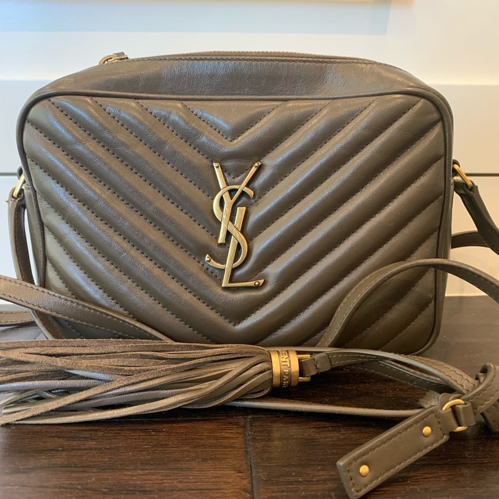 SAINT LAURENT LOU MED - QUILTED SMOOTH LEATHER